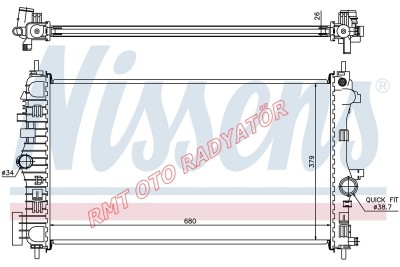 Saap 9-5 2.00 Td Manuel Motor Su Radyatörü 13241725