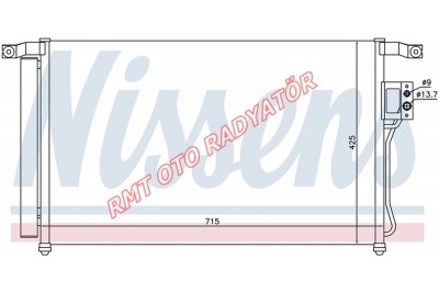 Hyundai Santa Fe Benzinli 2000 Dizel 2200 Motor Klima Radyatörü 2006 2012 Model Arası 97606-2B200